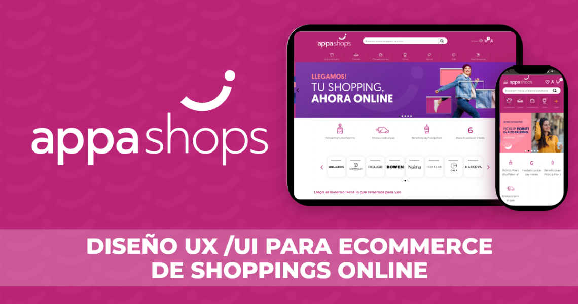 Appa Shops Diseño UX/UI para ecommerce de shoppings online