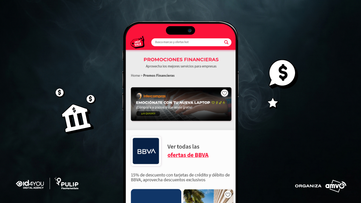 La home del evento con muchas más ofertas para mejorar la experiencia y el descubrimiento.