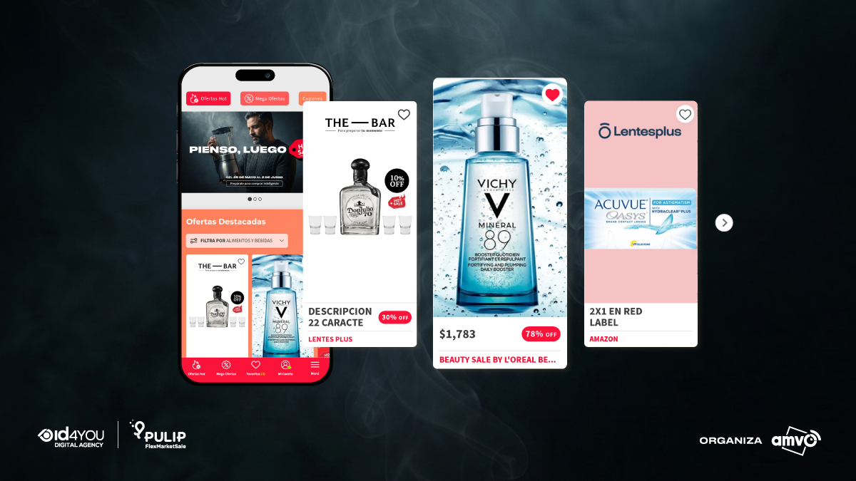 La home del evento con muchas más ofertas para mejorar la experiencia y el descubrimiento. 